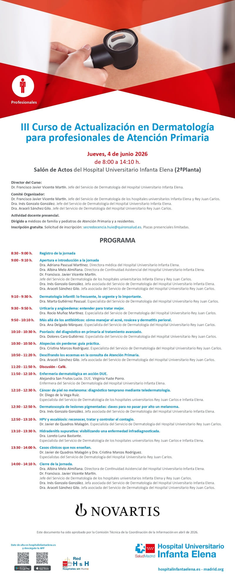 III Curso de Actualización en Dermatología para profesionales de Atención Primaria