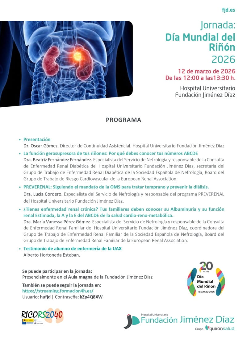 Jornada Día Mundial del Riñón