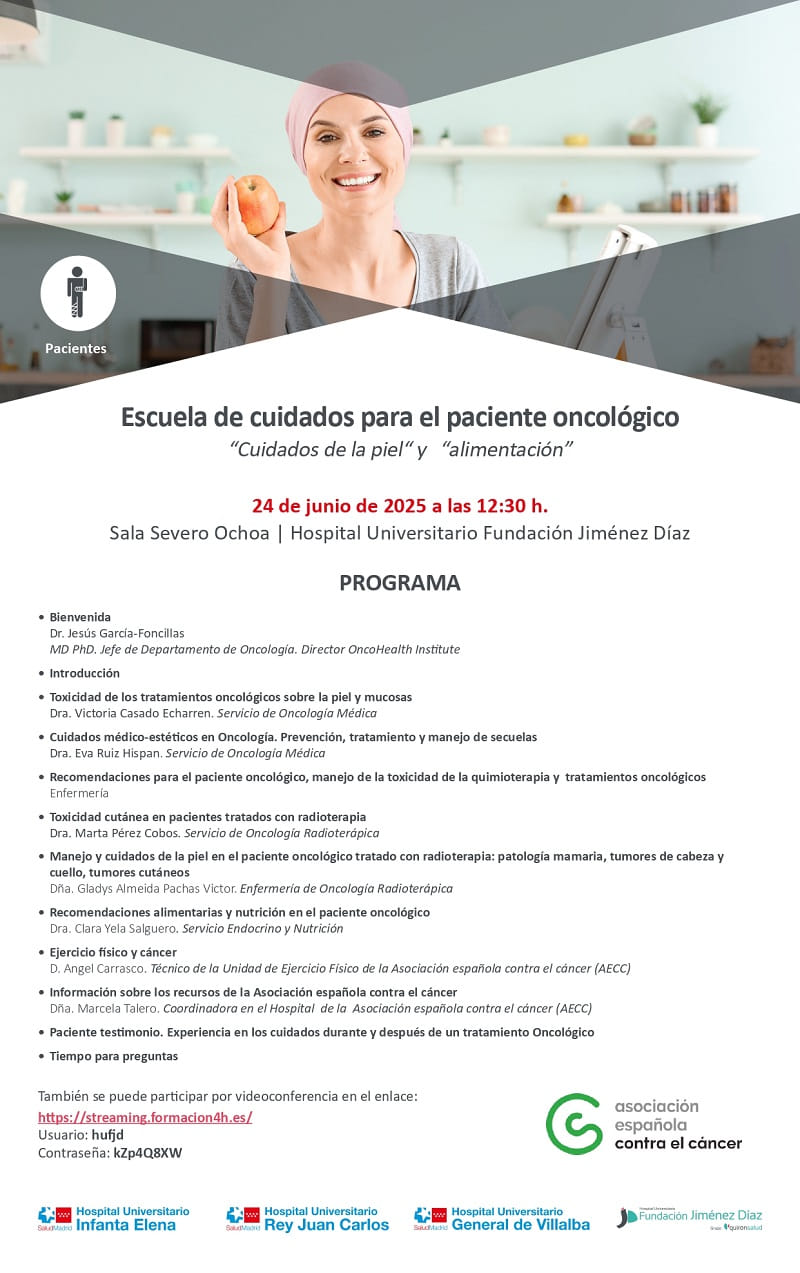 Jornada escuela de cuidados del paciente oncológico