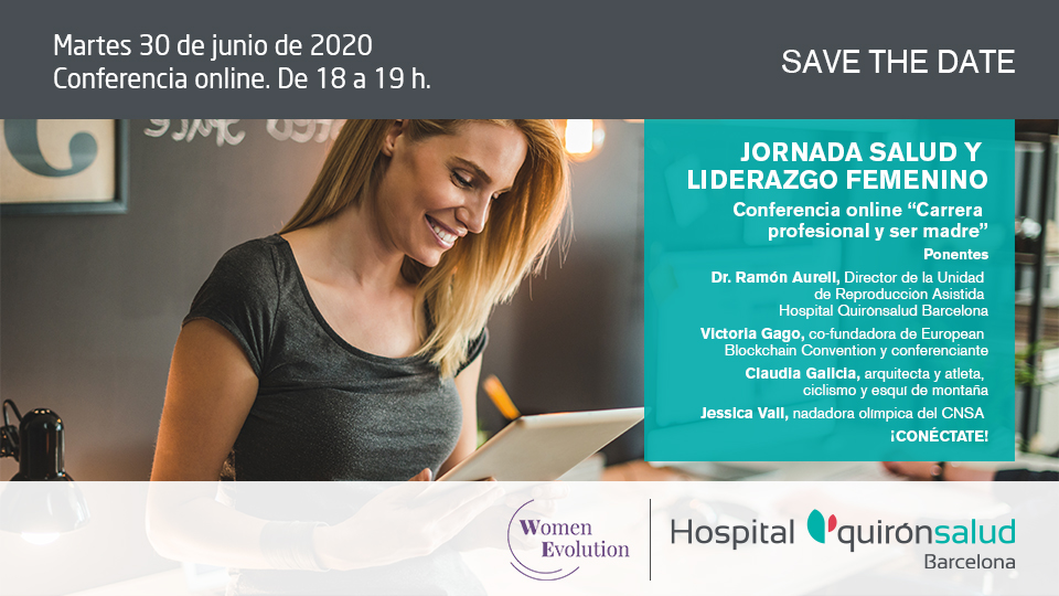 Save the date Salud y Liderazgo Femenino BCN1