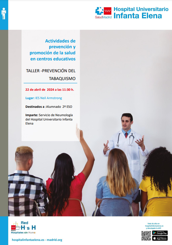 Taller de Prevención del tabaquismo Colegio Valle del Miro