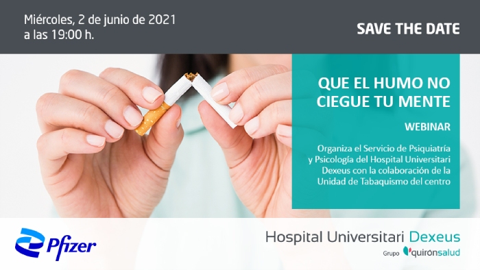 Save the date Webinar Tabaco DEXEUS