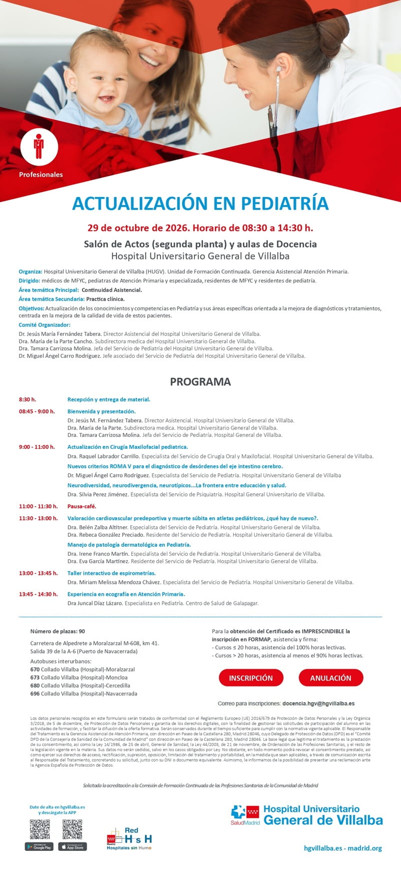 Jornada de actualización en pediatría