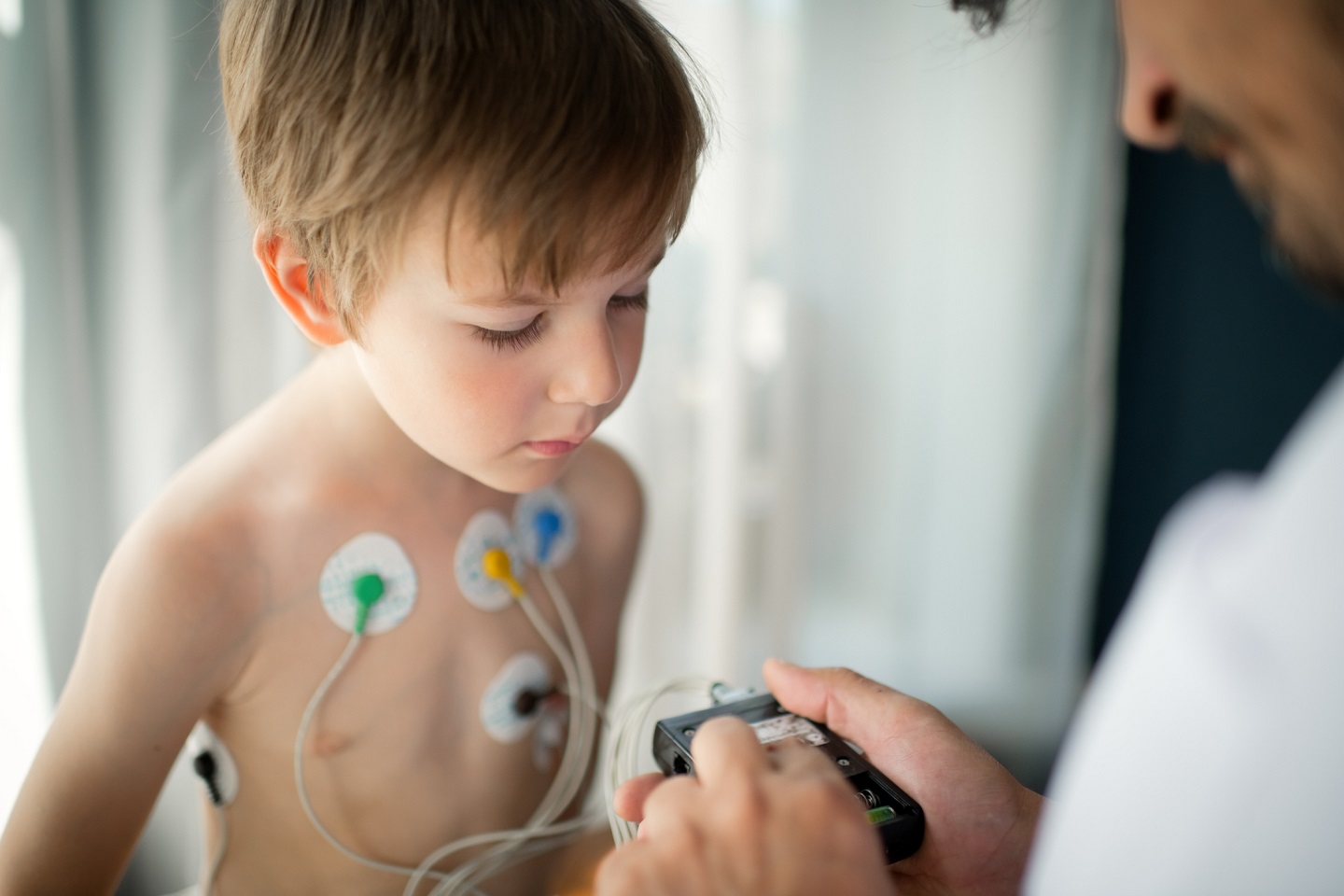 imagen tomada en una consulta de Cardiologia Pediatrica