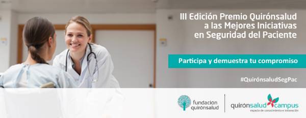 Premio Seguridad Paciente Quironsalud 2017