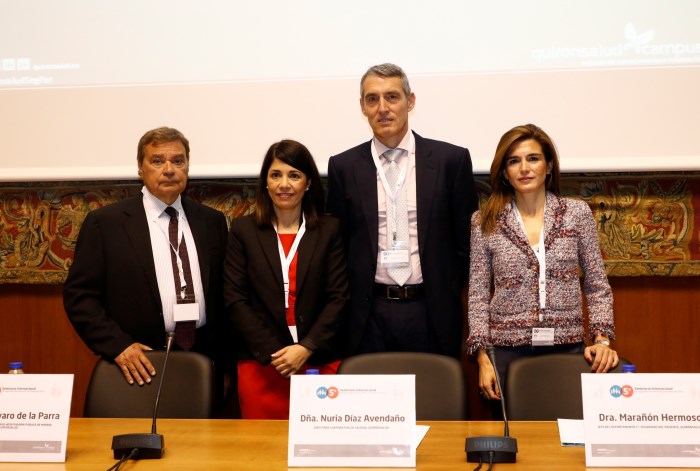 De izq a dcha Dr Belenes Nuria Díaz Juan A Álvaro y Dra Nuria Marañón (003)