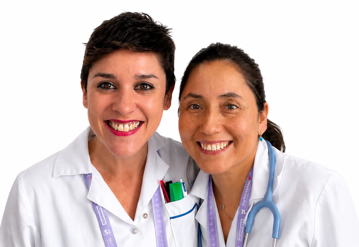 Dra. Verónica García y Clara Valverde