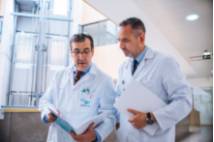Jefes del Servicio de Urología,José Ángel Gómez Pascual y Francisco Antuña Calle