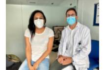 2022 01 27 Dayana y el Dr. Claudio Rodríguez