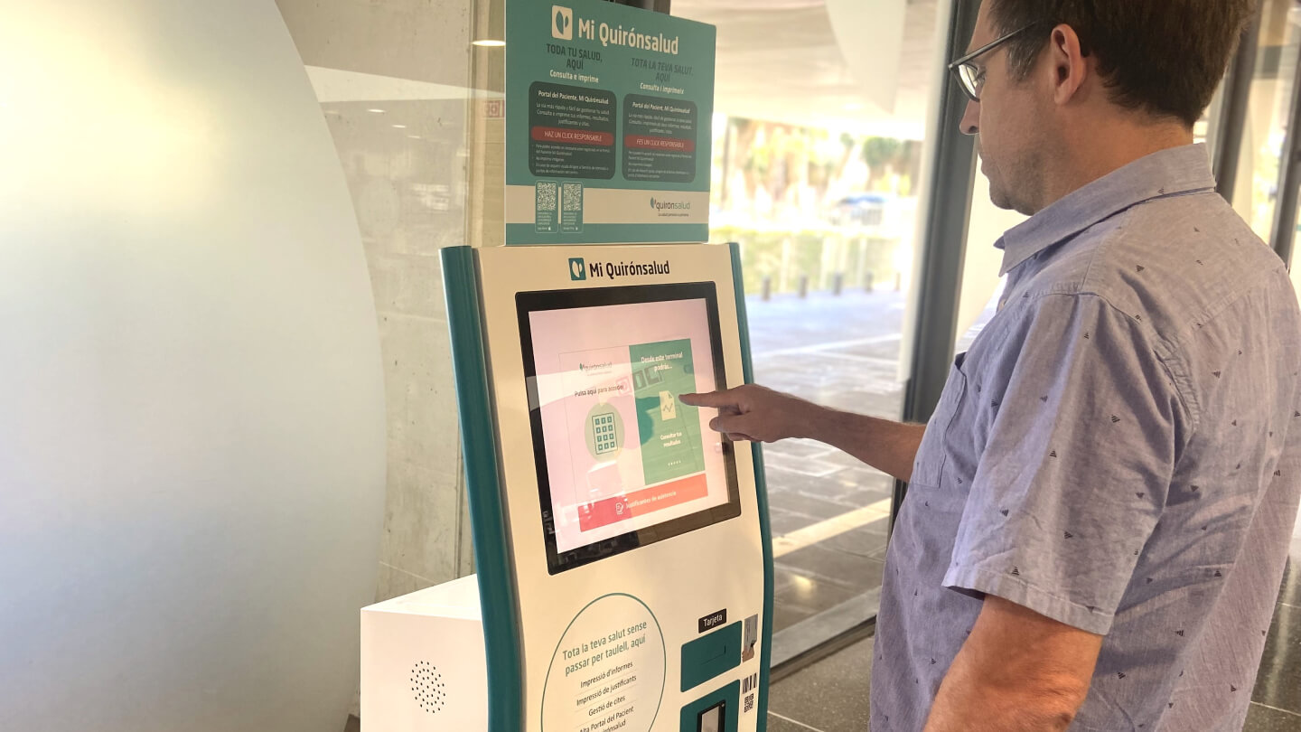 Nuevos Quioscos de Impresion Quironsalud Barcelona