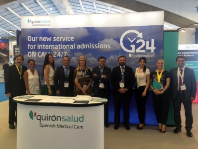 Stand Quirónsalud en la Seatrade Cruise Med 2016