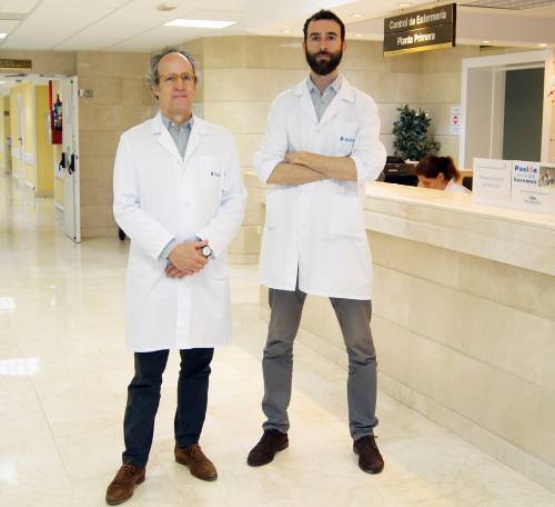 Antonio Gil-Nagel y Ángel Aledo del Hospital Ruber Internacional