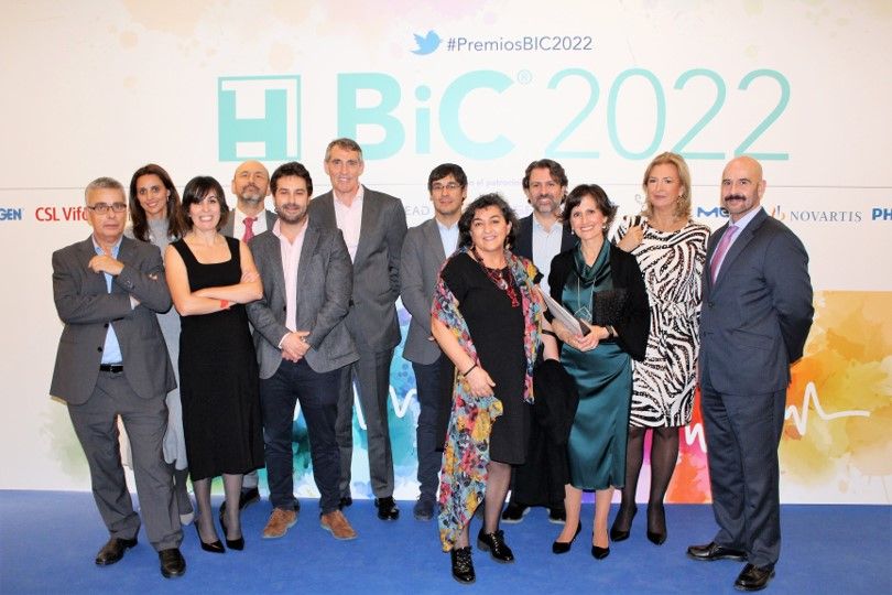 Equipo de la FJD asistente a la entrega de los Premios BiC 2022