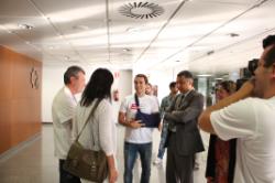 Jorge Lorenzo pasa una revisión médica en idcsalud Hospital General de Catalunya tras la intervención de clavícula