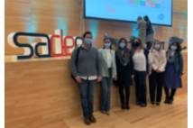 Alexia Sánchez junto a los profesionales del Hospital Quirónsalud Córdoba participantes en el congreso.
