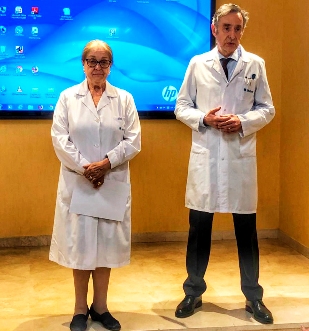 Dra. Cuesta y Dr. Oriol Franch