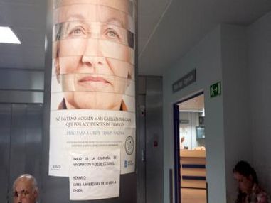 Foto campaña de vacunación de la gripe
