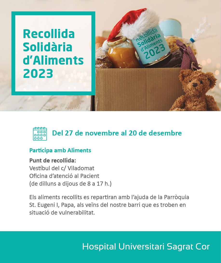 EMailing RECOGIDA ALIMENTOS NAVIDAD SAGRAT COR