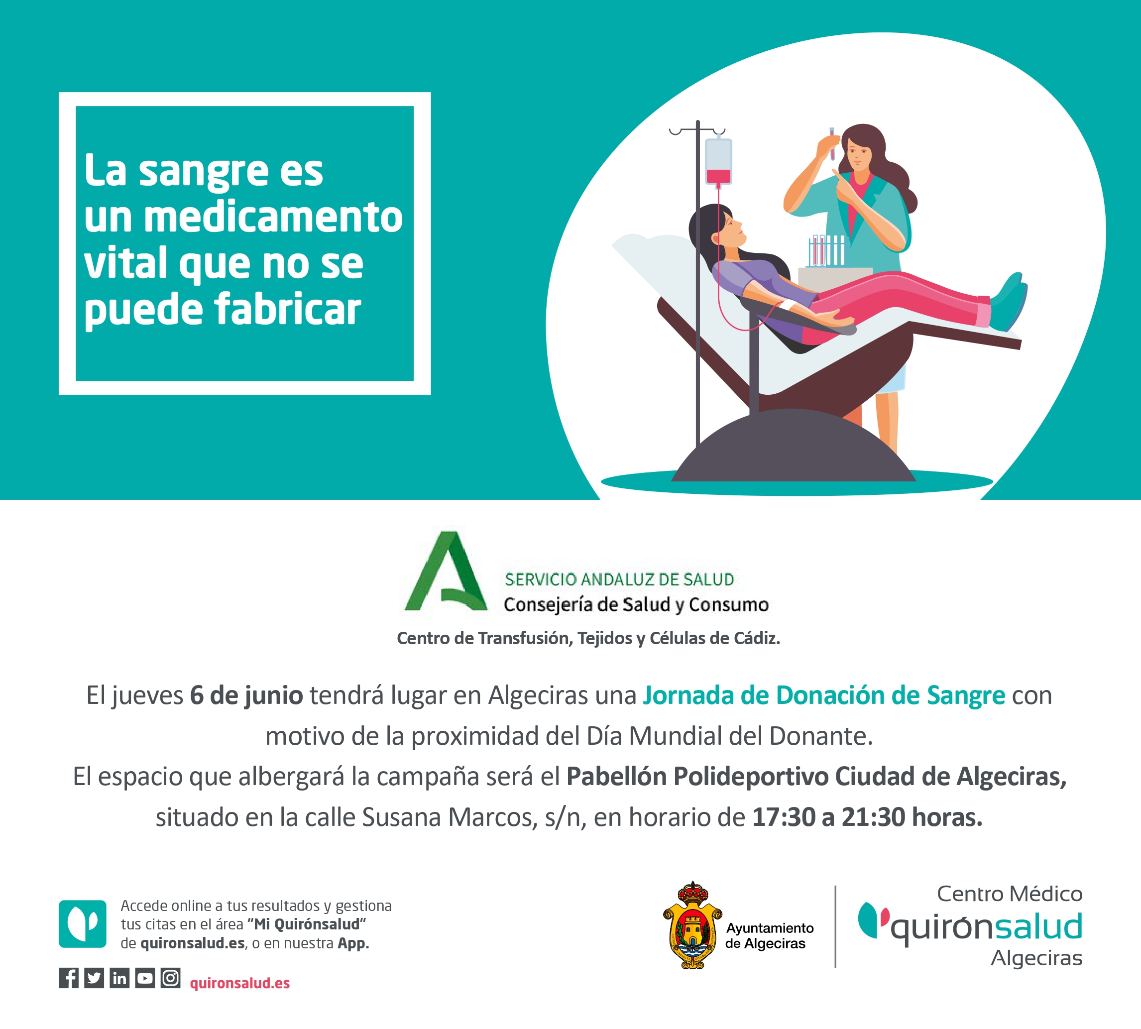 Jornada Donacion Sangre Algeciras junio CdG_