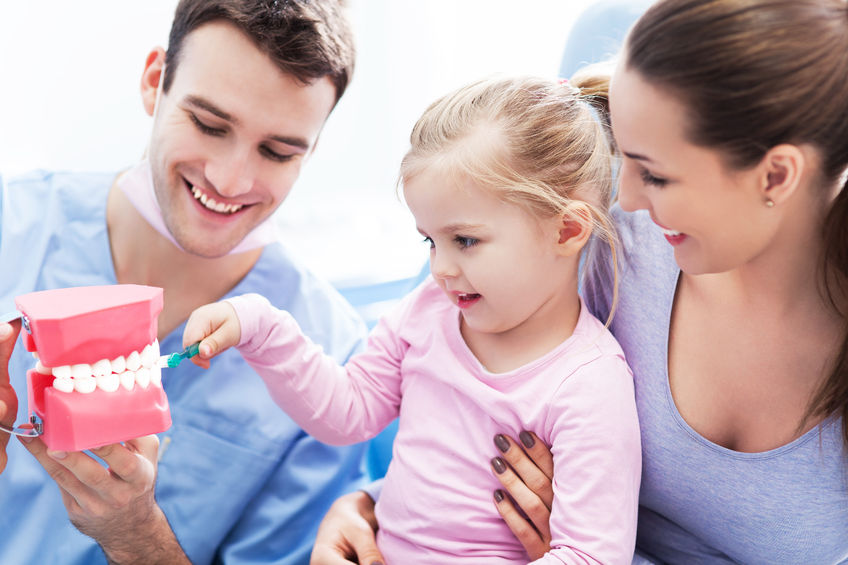 El cepillado dental en niños