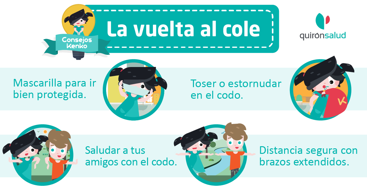 Infografía consejos vuelta al cole