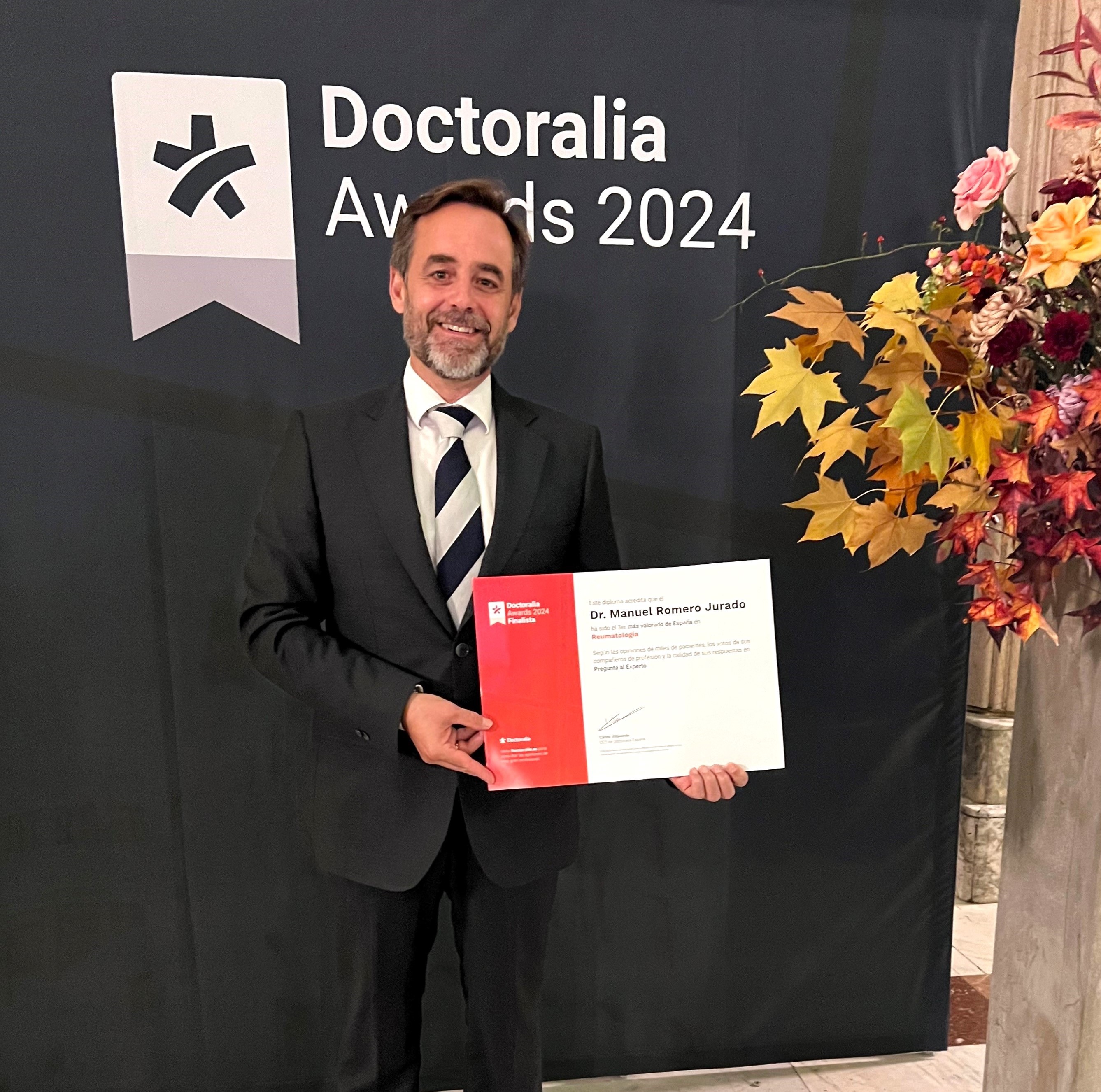 Foto Manuel Romero premio Doctoralia Awards 2024 1