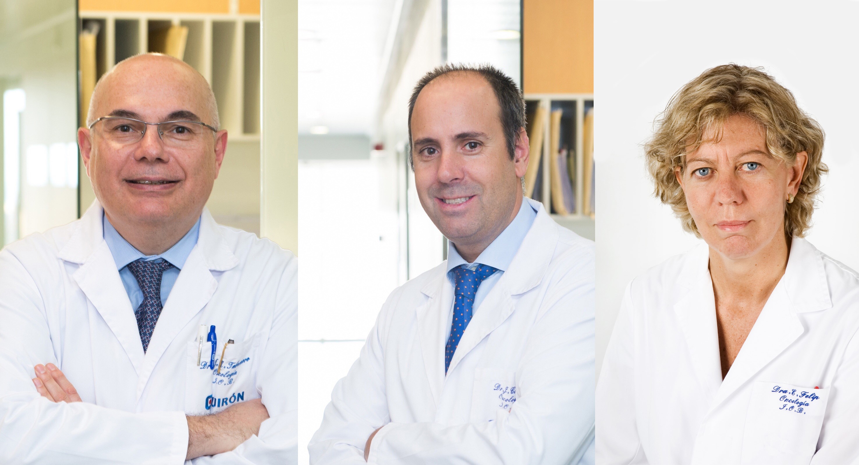 DRES JOSEP TABERNERO, JAVIER CORTÉS Y ENRIQUETA FELIP