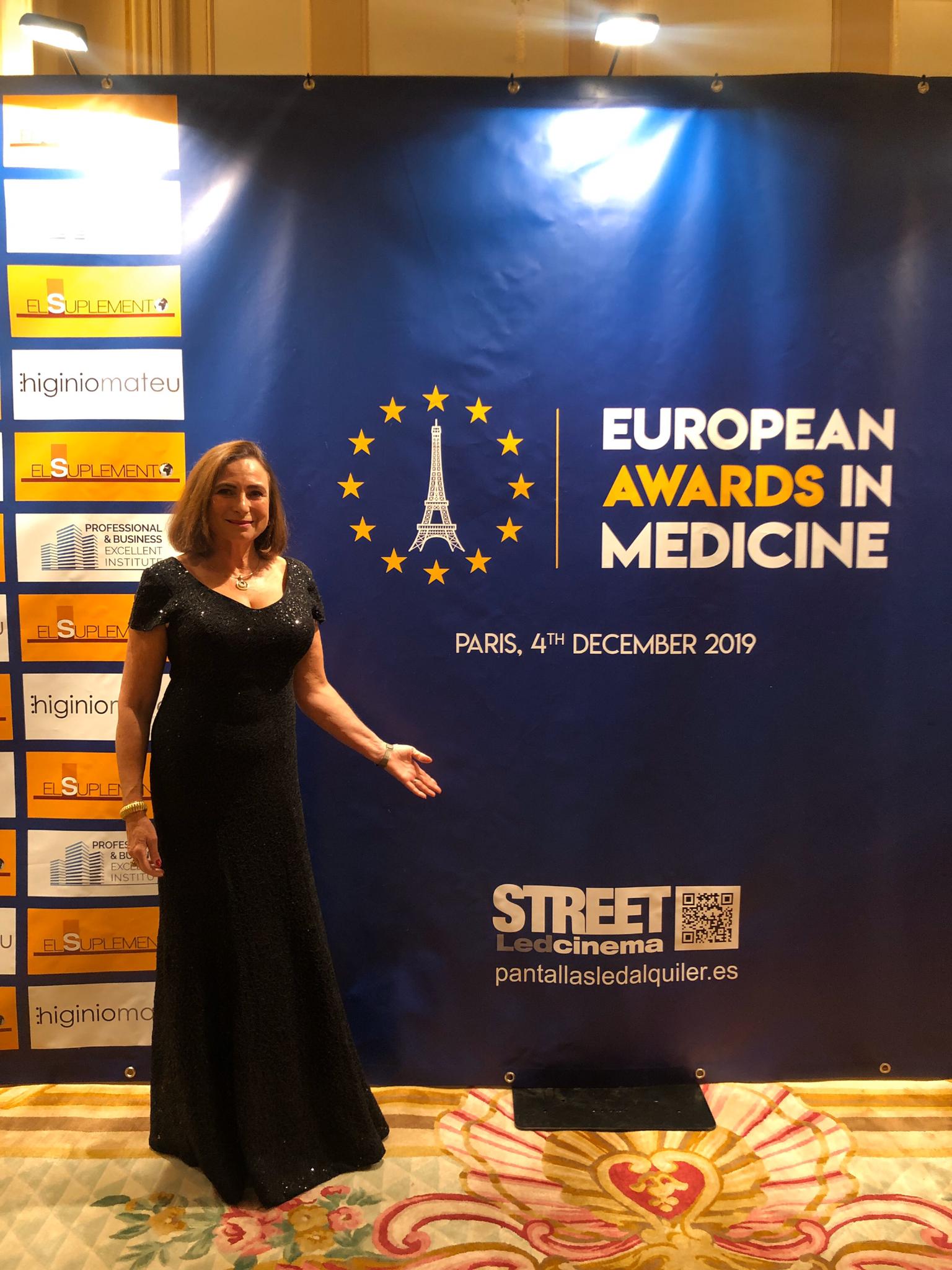 European Awards in Medicine 2019 Dra. Victoria Delgado