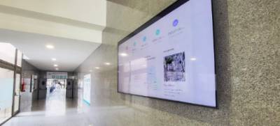WEB - Pantalla Informativa sobre la energía generada en tiempo real