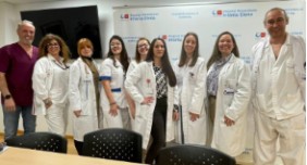 Equipo del Servicio de Neurofisiología Clínica organizador de la Jornada de Sueño para pacientes