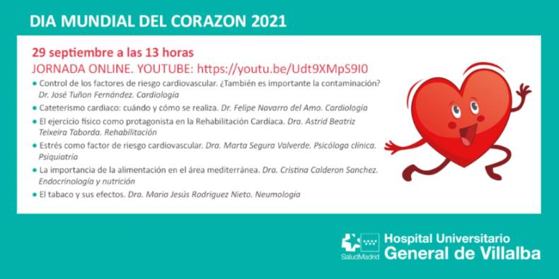 2021 10 01 El HUGV celebró con un encuentro divulgativo online el Día Mundial del Corazón
