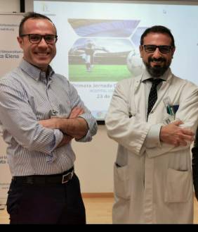 2019 1218 Los doctores Macera (izda.) y Suárez