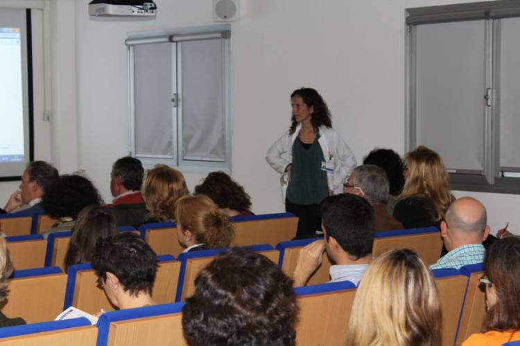 2018 03 19 La Dra. Delgado durante la Jornada de Actualización en Patología Digestiva