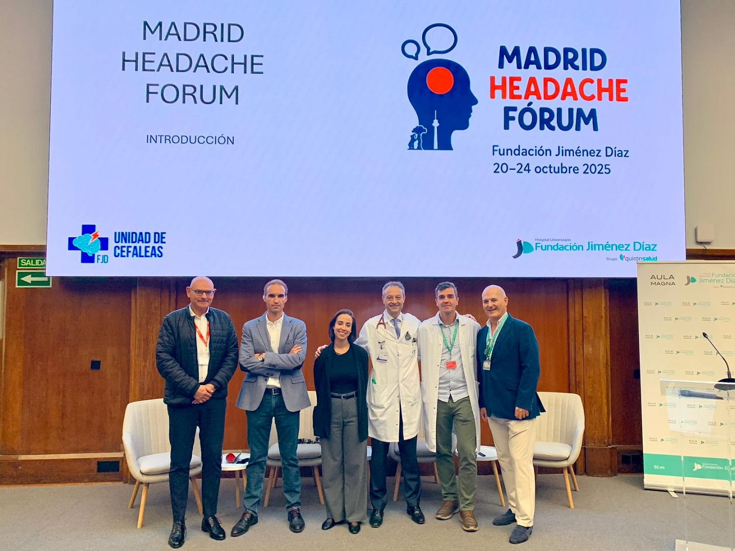 Organizadores y ponentes del Madrid Headache Forum