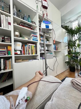Paciente en tratamiento en su domicilio
