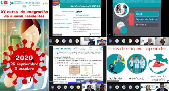 2020 10 15 Intervenciones de los participantes en la sesión de bienvenida a los residentes