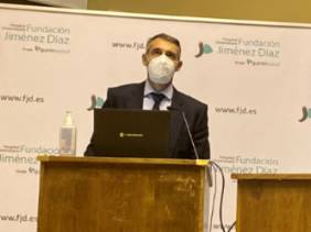 2022 02 10 Juan Antonio Álvaro de la Parra durante su intervención en el Aniversario de la FJD