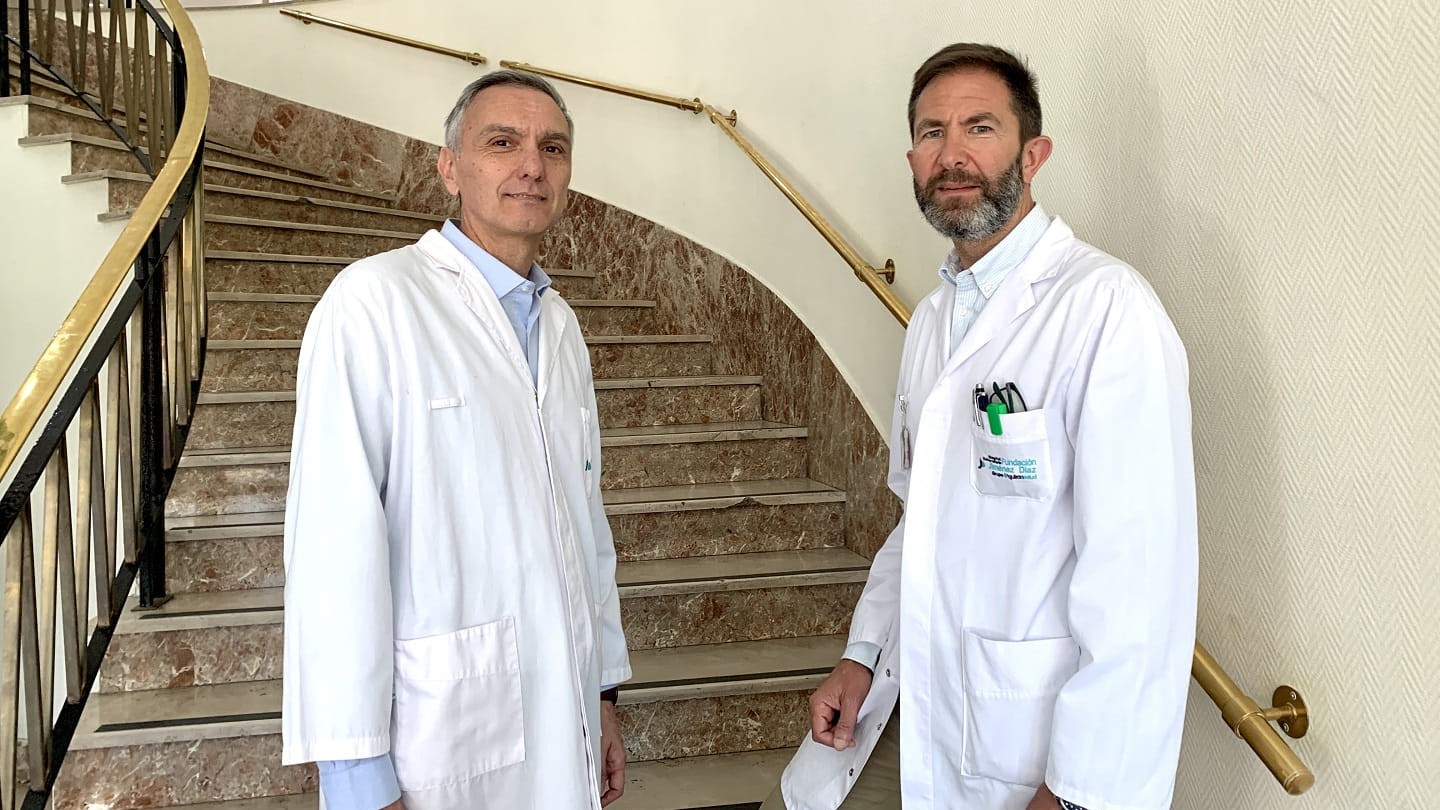 Los doctores Claudio Rodríguez y Flavio Requejo