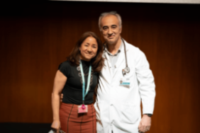 María José Checa y el Dr. Antonio Blanco intevinieron en representación de todos los homenajeados