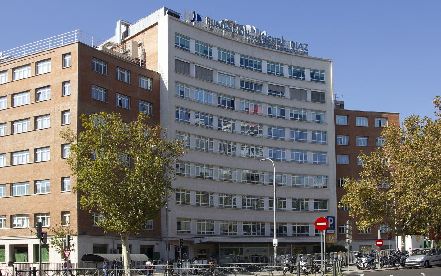 Fachada Hospital Universitario Fundación Jiménez Díaz