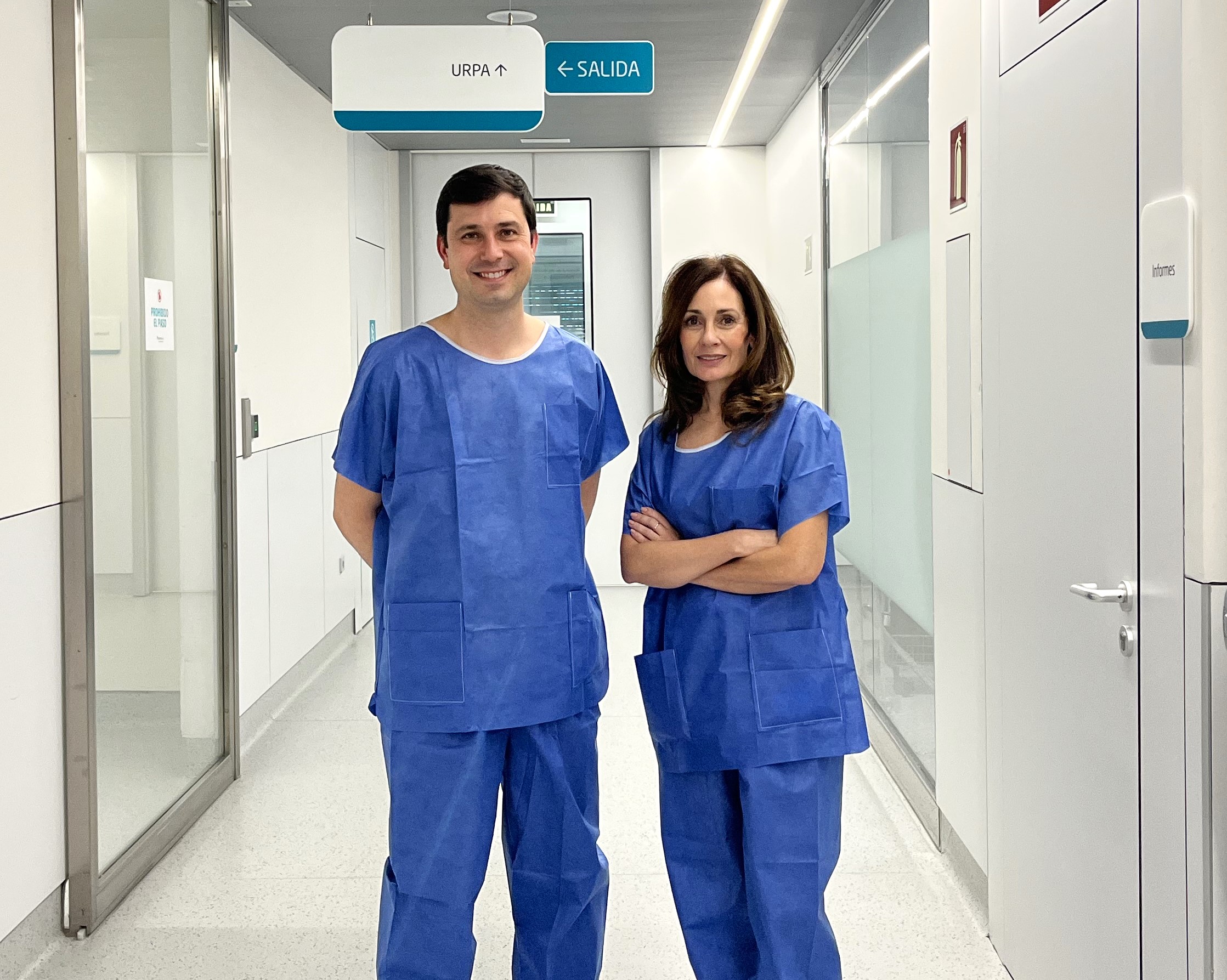 Foto doctores Soledad Ojeda y Francisco Hidalgo 3