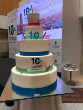 Acto 10º Aniversario Tarta