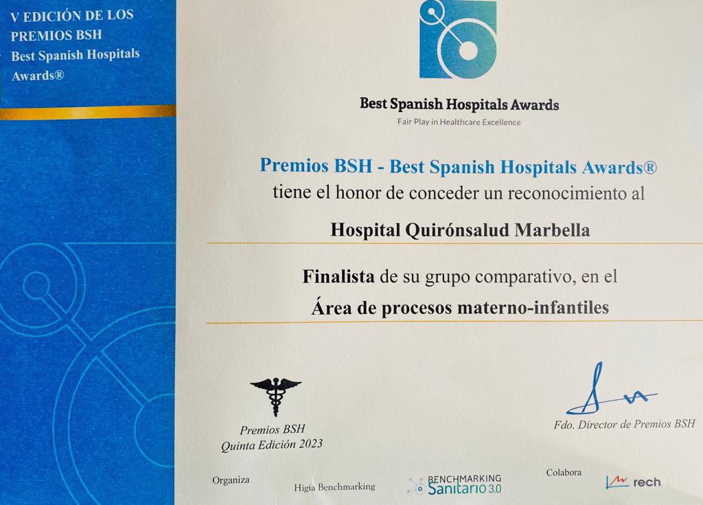 El Hospital Quirónsalud Marbella, distinguido en los prestigiosos ...
