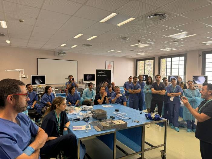 Alumnos durante la jornada
