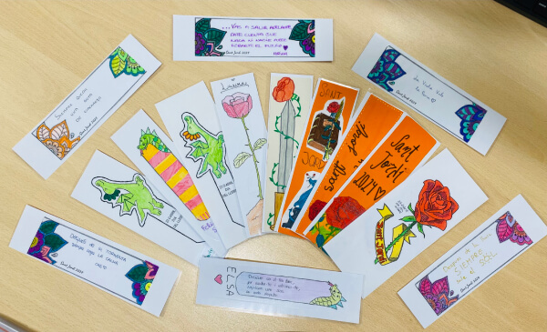 sant jordi punts de llibre HUGC