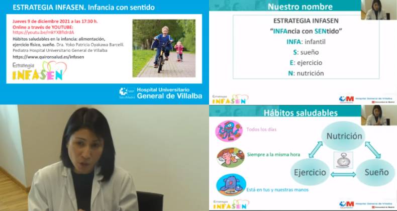 2021 12 09 Varios momentos del desarrollo de la jornada online