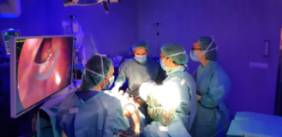 2020 06 25 Unidad de Cirugía Hepatobiliopancreátia del HUIE en quirófano