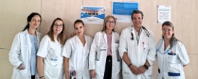 Profesionales del HUIE organizadores de la jornada por el Día Mundial de la Seguridad del Paciente