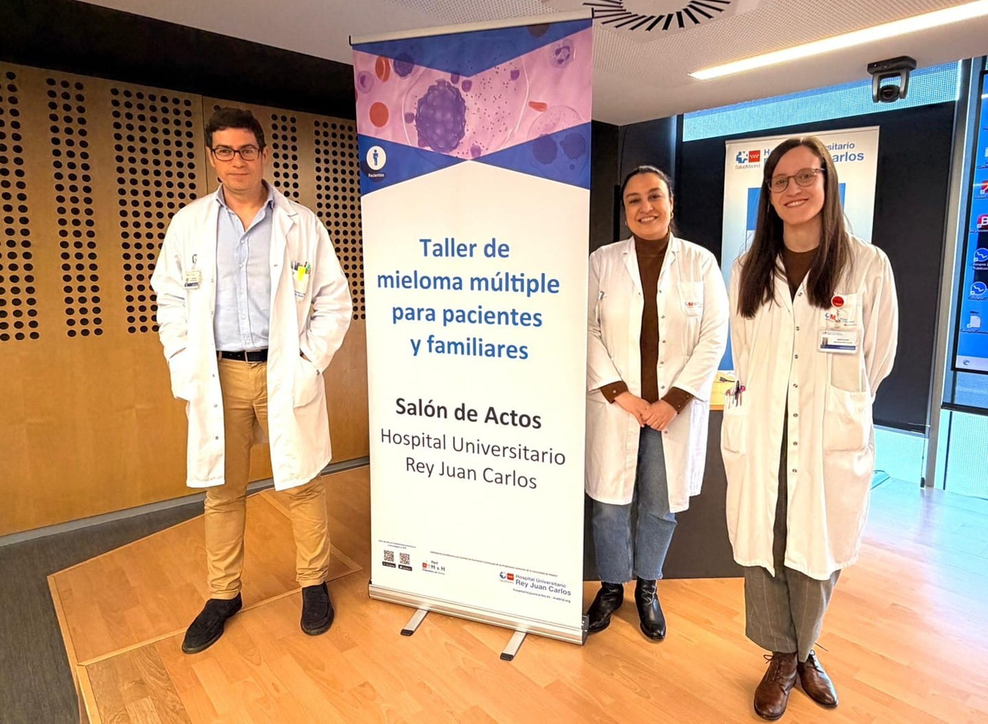 Profesionales del HURJC organizadores del taller