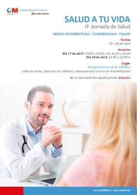 Cartel 1ª jornada de salud HGV